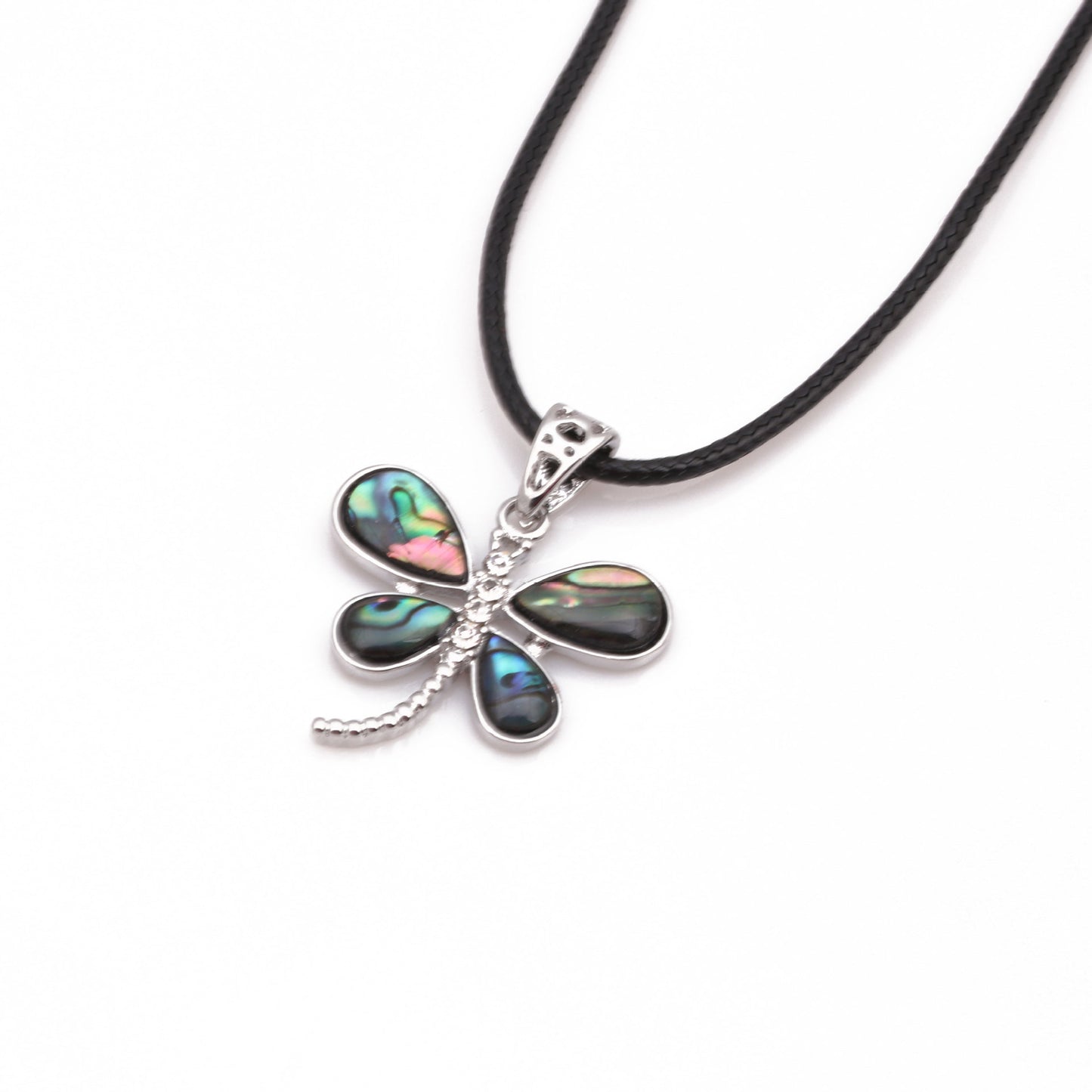 Abalone Shell Necklace - Dragonfly