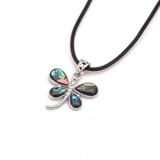 Abalone Shell Necklace - Dragonfly