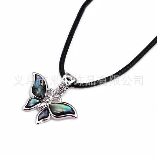 Abalone Shell Necklace - Butterfly