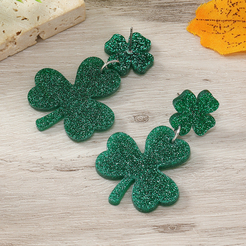 Four-leaf Clover Earrings - Post