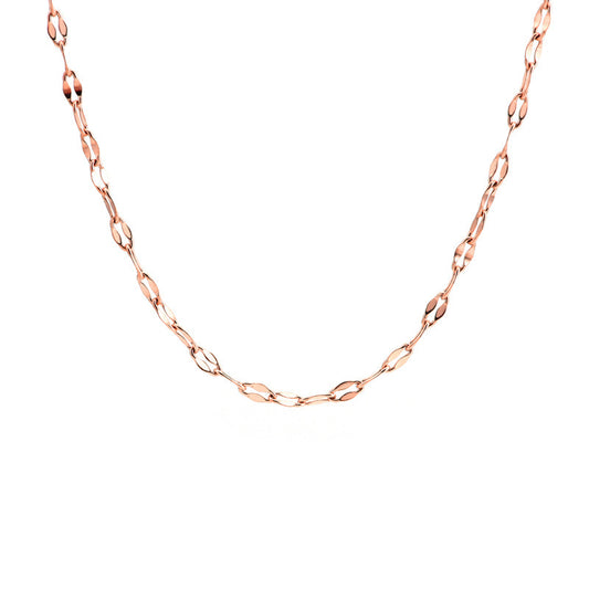 Lip Necklace - Rose Gold