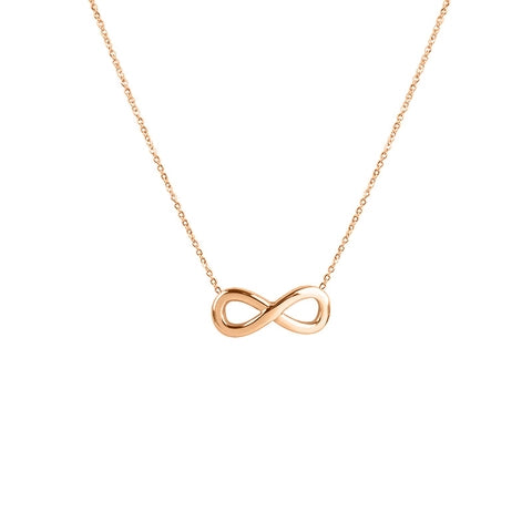 Infinity Necklace - Rose Gold