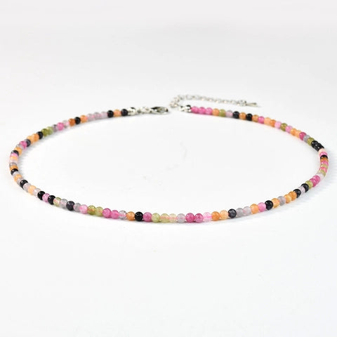 Natural Stone Necklace - Multi