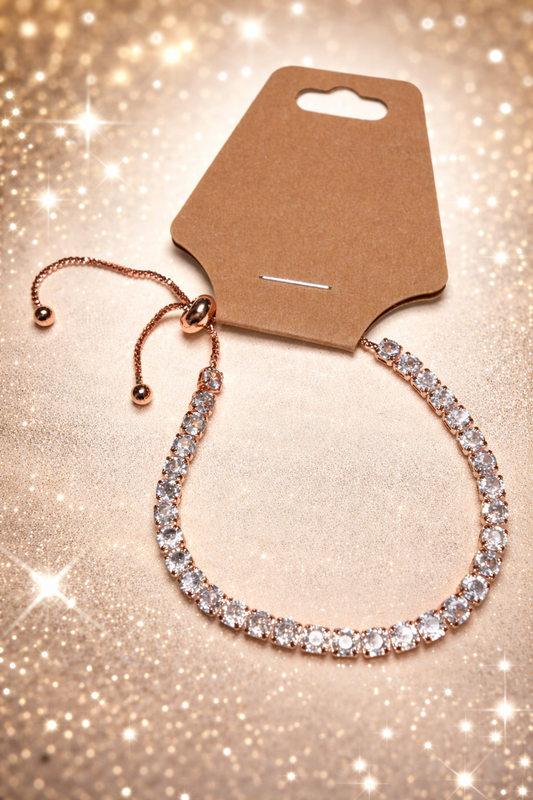 CZ Bracelet - Rose Gold