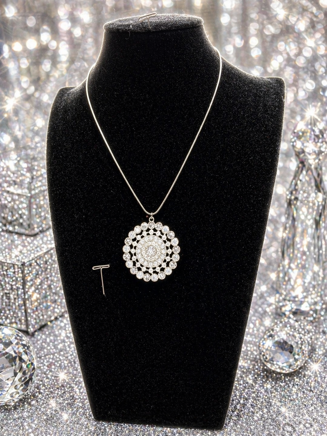 Custom Necklace - Wreathed Wonderland - White