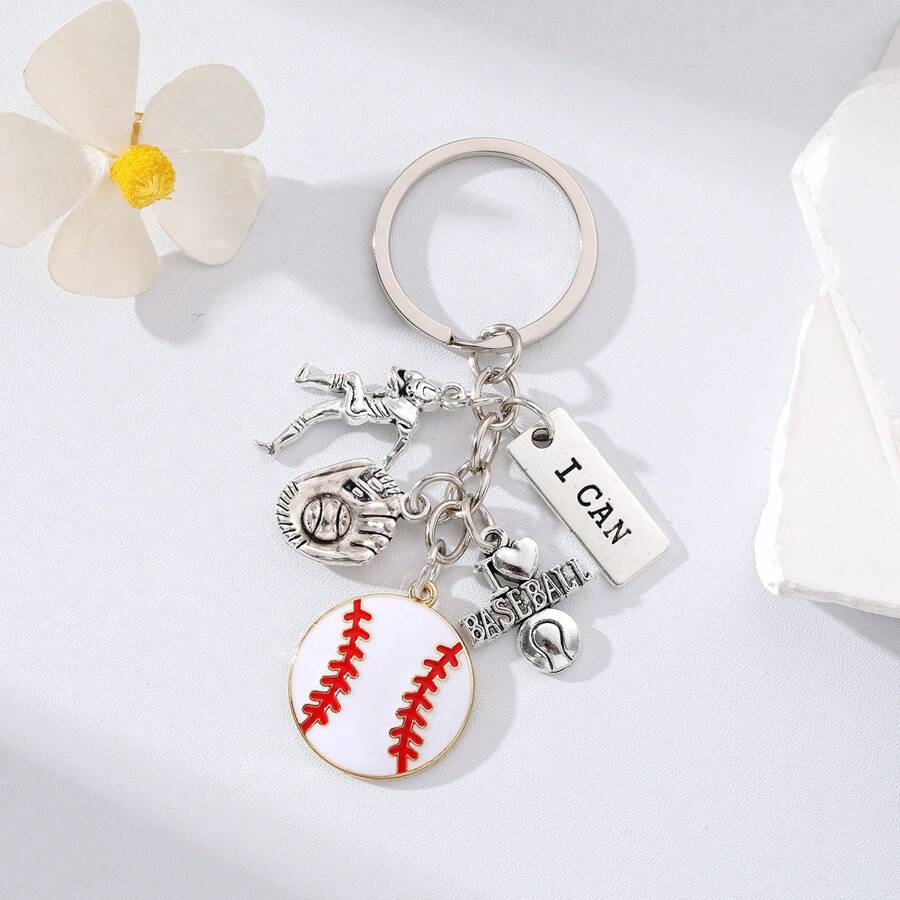 Bag Charm - Baseball #4