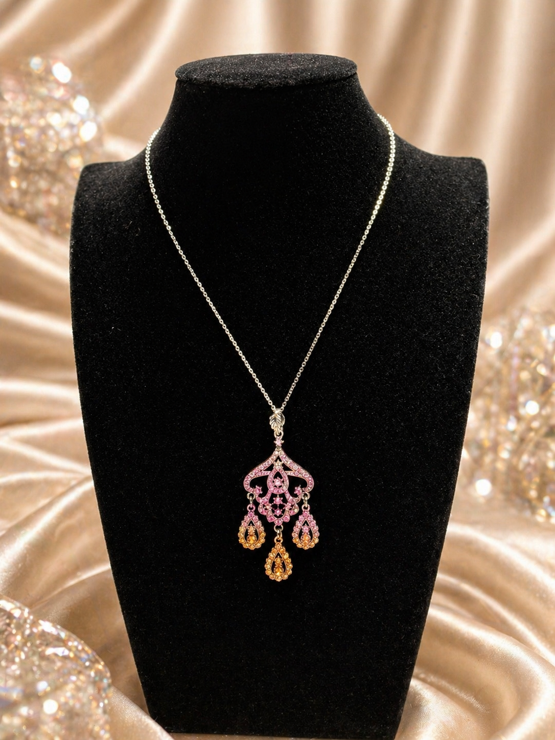 Custom Necklace - Chandelier Command - Multi
