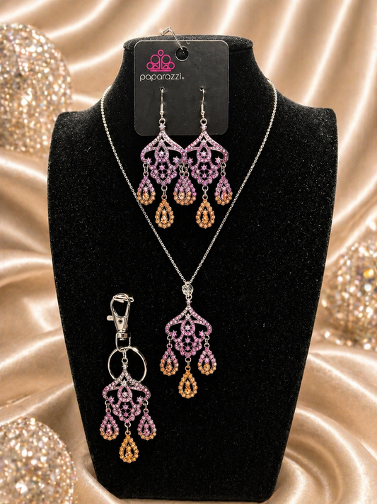 Custom Necklace - Chandelier Command - Multi