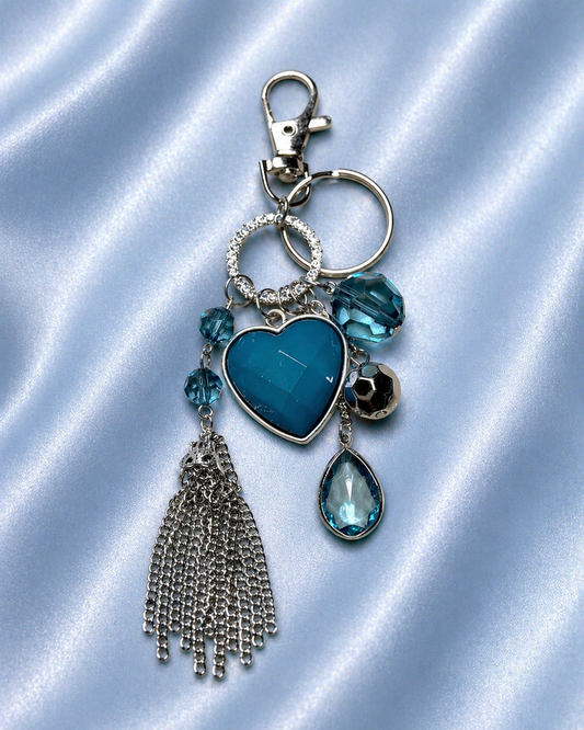 Bag Charm - Haute Heartbreaker - Blue