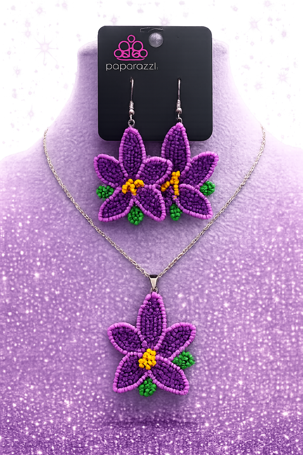 Seed Bead Symmetry - Purple
