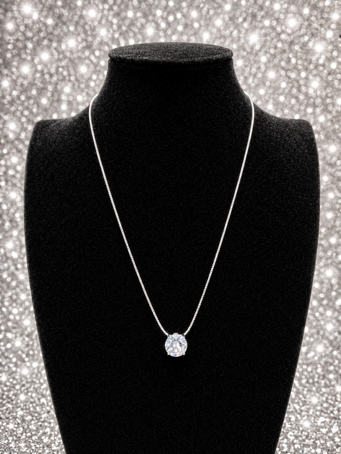 Custom Necklaces - Round - White