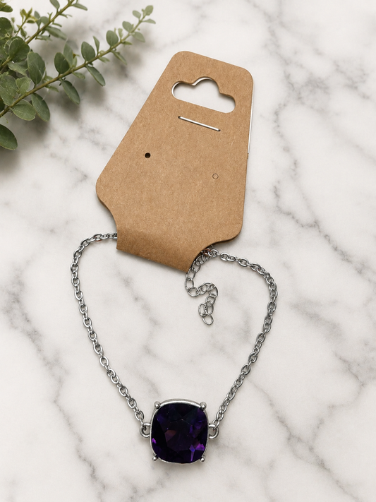 Custom Bracelet - GLOW Me The Money! - Purple