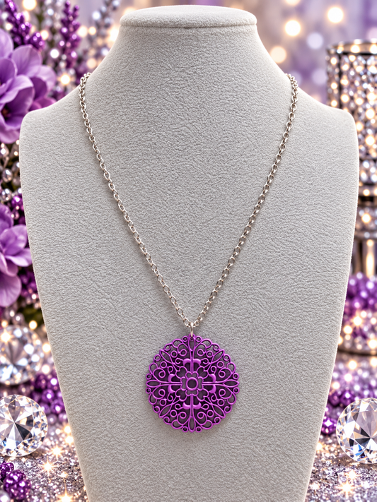 Custom Necklace - Midsummer Musica - Purple
