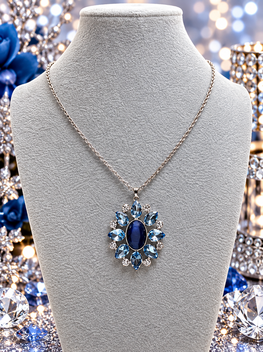 Custom Necklace - Impressive Array - Blue