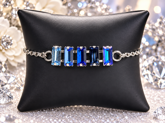 Custom Bracelet - Tiered Talent - Blue