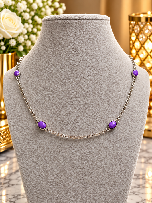 Custom Necklace - In Season - Purple