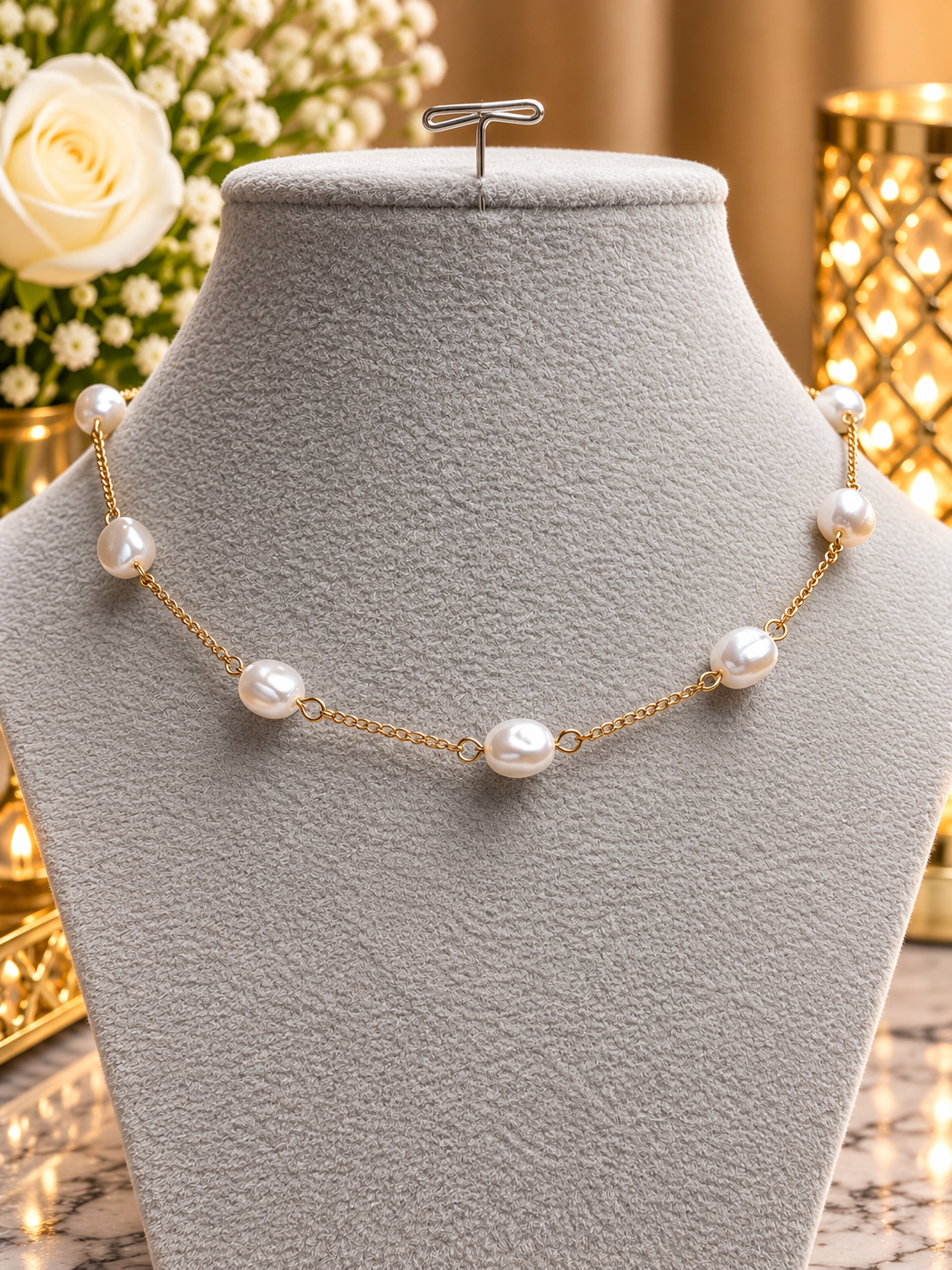 Custom Necklaces - Pearl Necklace