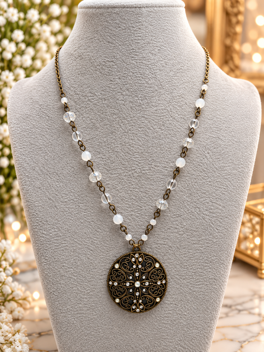 Custom Necklace - Everyday Enchantment - Brass