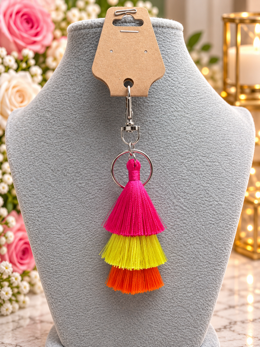 Bag Charm - Tassel - Multi