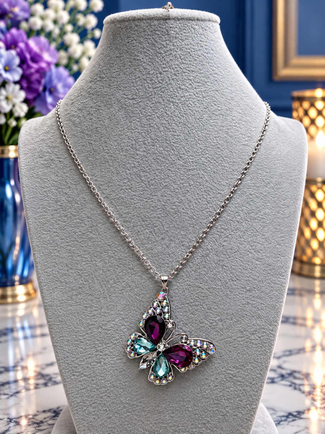 Custom Necklace - Teardrop Takeoff - Multi - 1