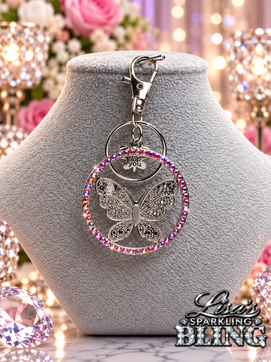 Bag Charm - Festive Flight - Pink